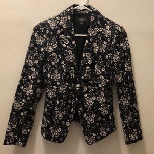 Ann Taylor Floral Blazer 0p